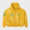 Hmdd Zip Hoodie Yellow